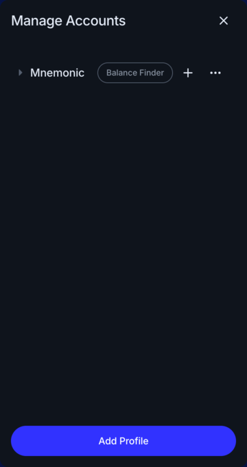 Add Profile